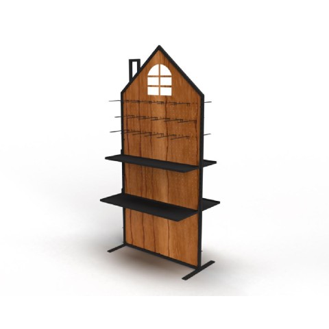 ESPOSITORE CASA METALLO 43X120